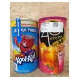 Mix Beverage Containers, Tropical Punch and Tea