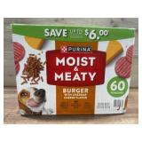 Purina Moist & Meaty Dog Food Box