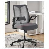 Mesh office chair light grey