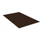 Antimicrobial Diamond Scraper Entrance Brown Mat