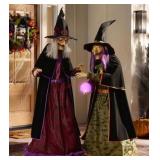 Pre lit animated witches