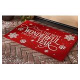 Itï¿½s the most wonderful time of the year doormat