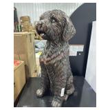 Sitting doodle dog statue