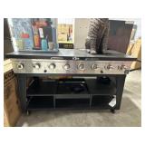 8-Burner Event Gas Grill with Griddle Top