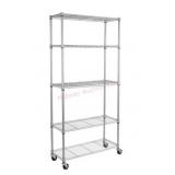 Seville Classics 5-Tier Steel Wire Shelving, 36ï¿½