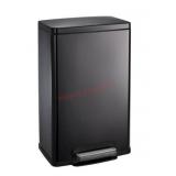 Tramontina 13-Gallon Step Black Trash Can