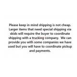 Shipping Info Cont.