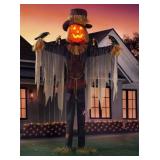 8ï¿½ pre lit animated scarecrow