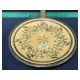 VINTAGE FIESTAWARE  RARE PAINTED CHARGER PLATE12