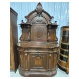 Antique French Carved walnut sideboard