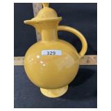 VINTAGE FIESTWARE YELLOW CARAFE TINY LID CHIP