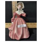 FLORENCE FIGURINE LOUISE  7 INCH TALL PINK
