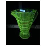 DEPRESSION GLASS TEA ROOM WATER PITCHER