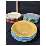 VINTAGE FIESTWARE 9 1/2 INCH DINNER PLATE LOT 20
