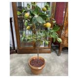 Artificial lemon tree potted plant 38 inch tall
