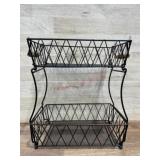 2 Tier decorator wire baskets