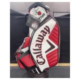 Callaway red and black golf bag no front cover