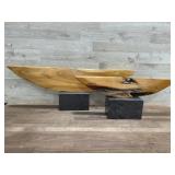 2- Handmade live edge 24 and 36 inch wood pieces