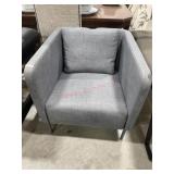 Ikea Ekero armchair in Skiftebo grey fabric