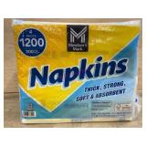 Pack of 1200 2-Ply Napkins