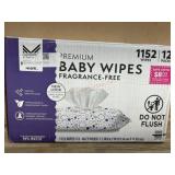 Fragrance-Free Baby Wipes, 12 Packs, 1152 Wipes
