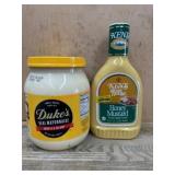Duke's Mayonnaise and Ken's Honey Mustard