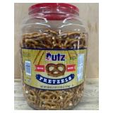 Utz Bite Size Pretzels in Plastic Jar