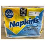 Pack of 1200 Disposable Napkins