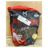 Beef Jerky Dog Treats in Resealable Bag