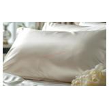 Satin Beauty Pillowcases in White