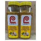 Lawry's Chicken and Poultry Rub Bottles