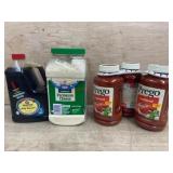Pantry Items Including Parmesan Cheese