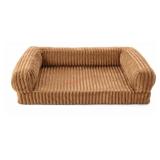 Large Sofa Pet Bed in Root Beer Color