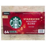 Starbucks Holiday Blend K-Cups, 64 Count