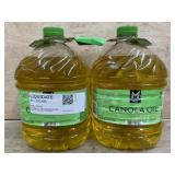 Pack of Two Canola Oil Containers