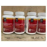 Acetaminophen 500mg Caplets, 4-Pack