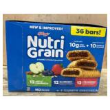 Kellogg's Nutri-Grain Bars Variety Pack, 36 Ct
