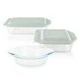 Pyrex 5-Piece Deep Glass Baking Dish Set