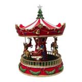 15-Inch Pre-Lit Musical Carousel