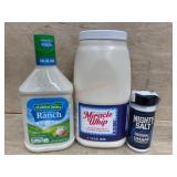 Hidden Valley Ranch, Miracle Whip, and Mighty Salt