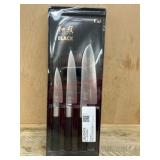 Kai Black Kitchen Knife Set, 3 Pieces
