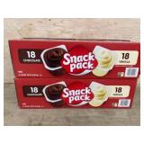 Snack Pack Chocolate and Vanilla Pudding