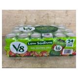 V8 Low Sodium Vegetable Juice, 24 Cans