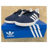 Adidas Gazelle Casual Shoes, Blue/White, 7.5