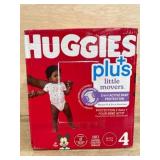 Huggies Little Movers Plus Size 4 Diapers