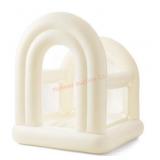 Cream Indoor Double Arch Bounce House