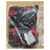 Red and Black Cozy Plaid Throw Blanket