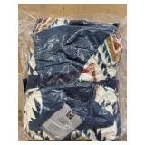 Geometric Print Cozy Throw Blanket