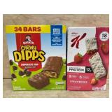 Quaker and Kellogg's Snack Bars Assortment