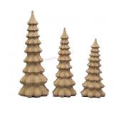 Three Decorative Resin Trees
